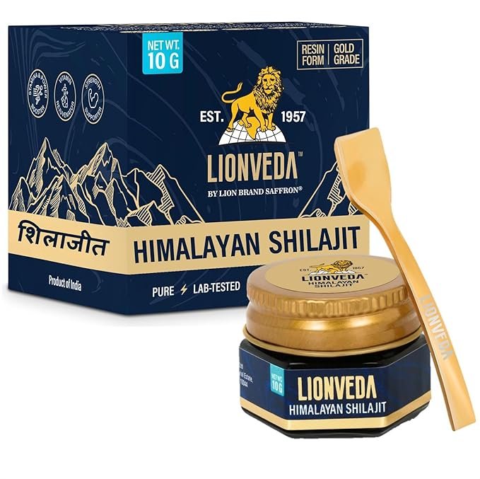 LIONVEDA शुद्ध शिलाजीत रेज़िन 10g | जोश, एनर्जी और अंतरंगता के लिए | कपल्स के लिए 100% आयुर्वेदिक प्यार का फॉर्मूला